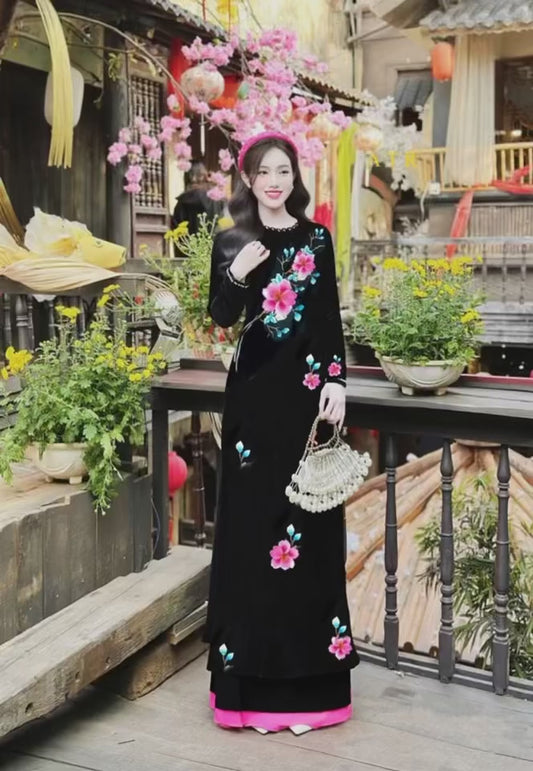 Ao dai “HONG NGOC DA YEN”