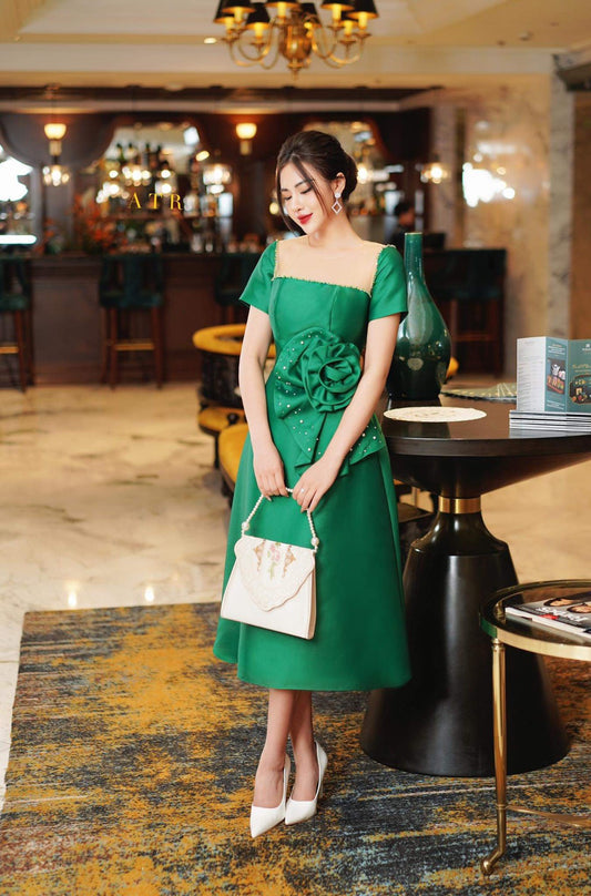 Miranda Ova Dress - Váy Thiết Kế Cao Cấp ATR